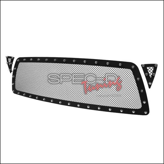 Spec-D 2 Piece Rivet Style Front Grille - 05-10