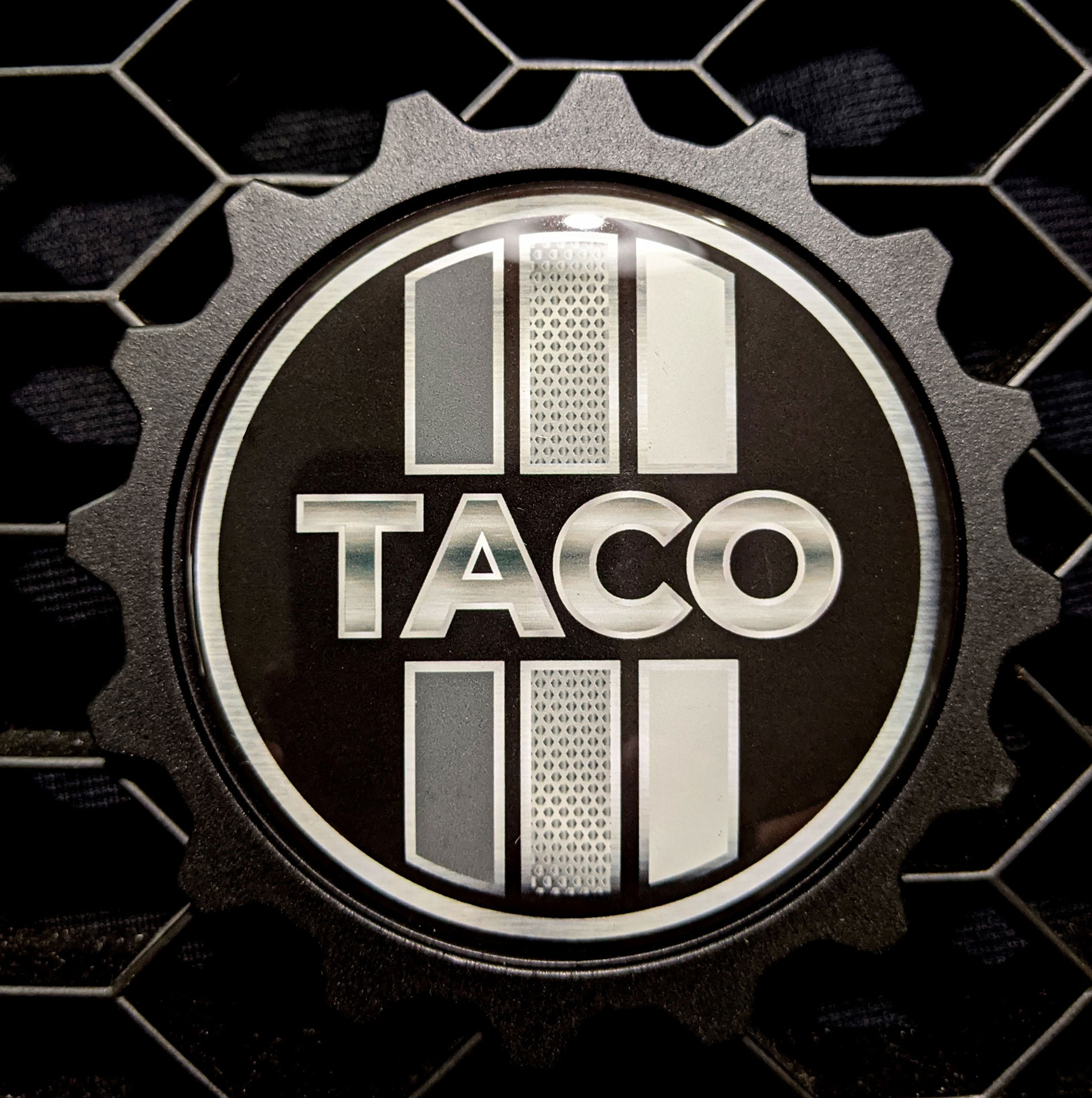 80's Taco Monochrome Badge 80's Taco Monochrome Badge