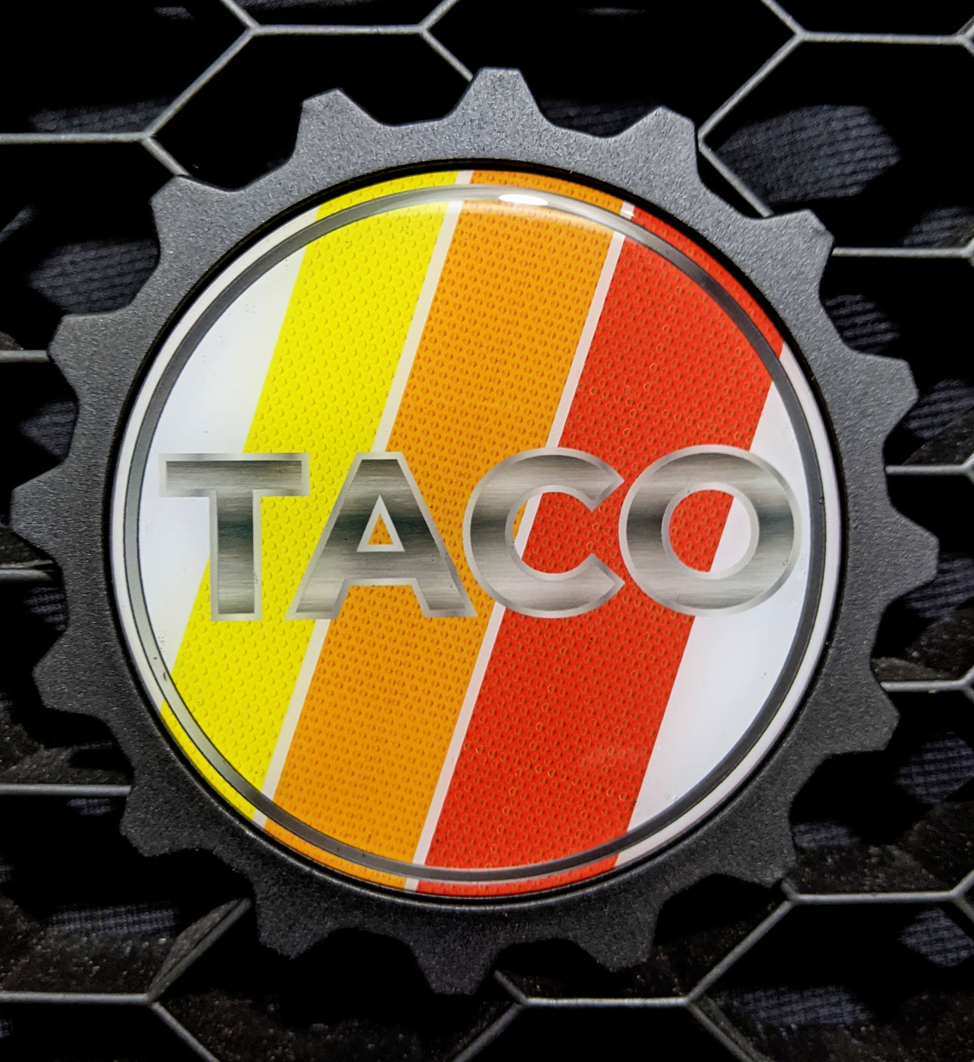 90's Taco White Badge 90's Taco White Badge