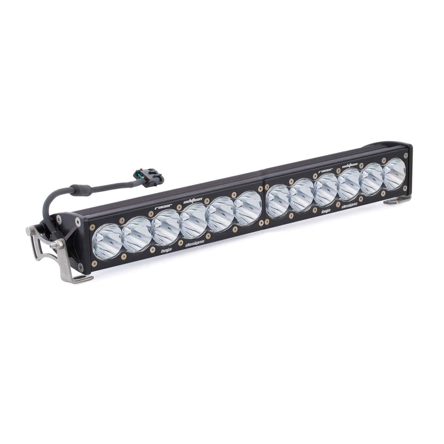 Baja Designs 20 Inch LED Light Bar Single Straight High Speed Spot Pattern Racer Edition OnX6