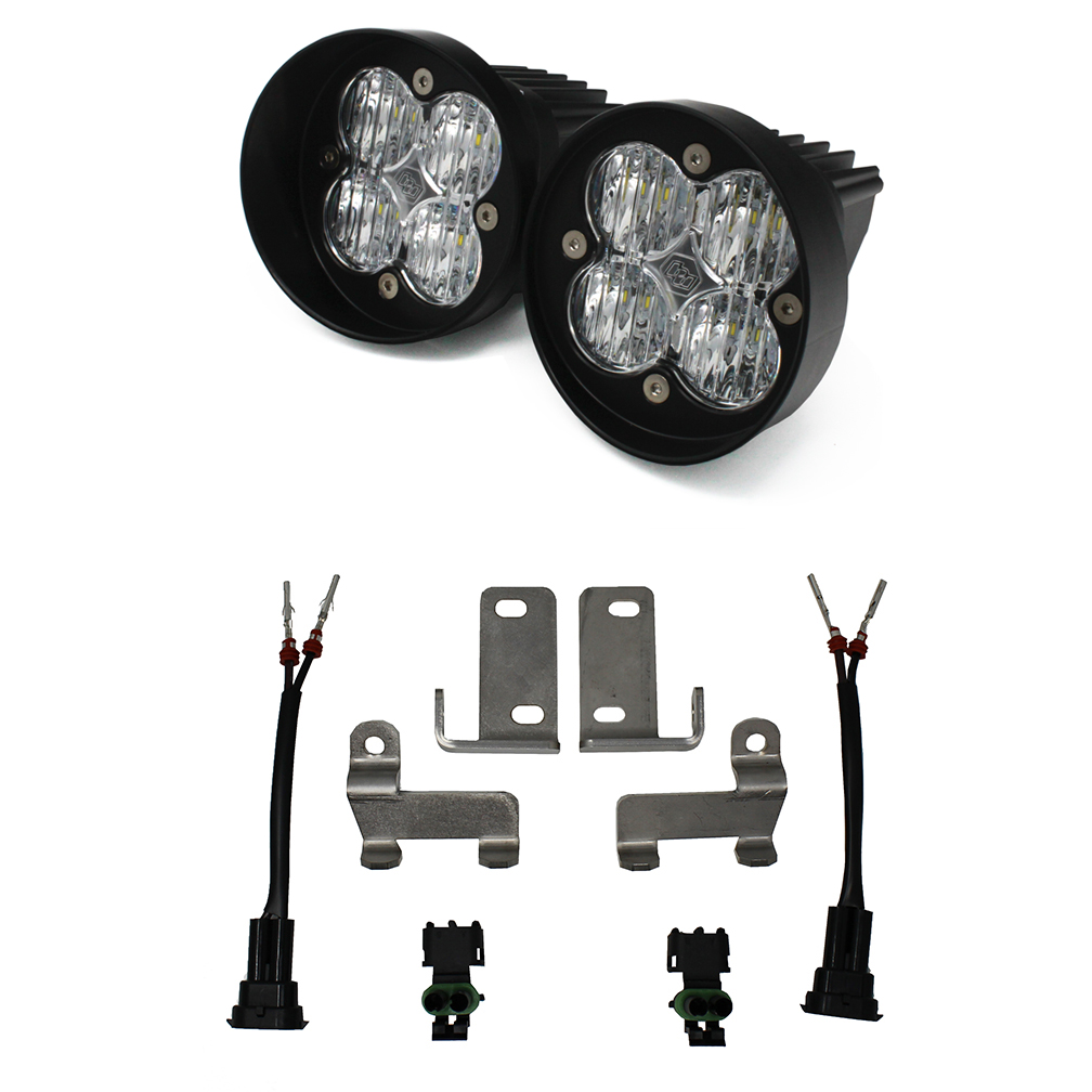 Baja Designs Toyota LED Light Kit Clear Lens Tacoma/Tundra/4Runner Squadron Sport WC