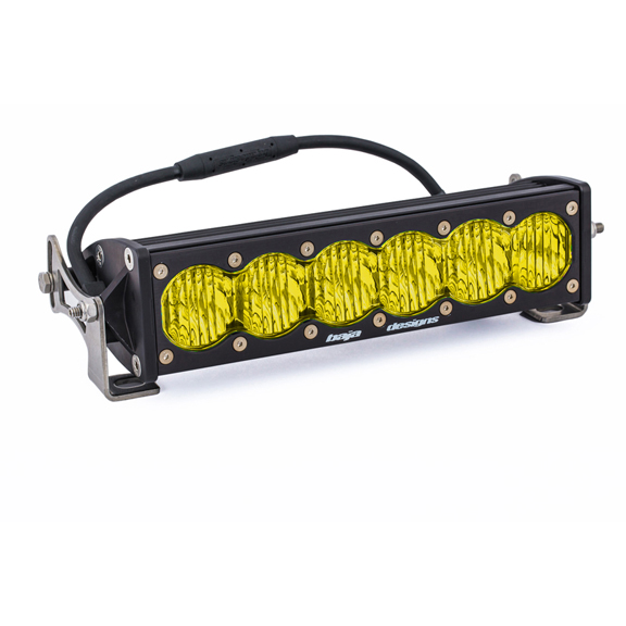 Baja Designs 10 Inch LED Light Bar Amber Lens Wide Driving OnX6