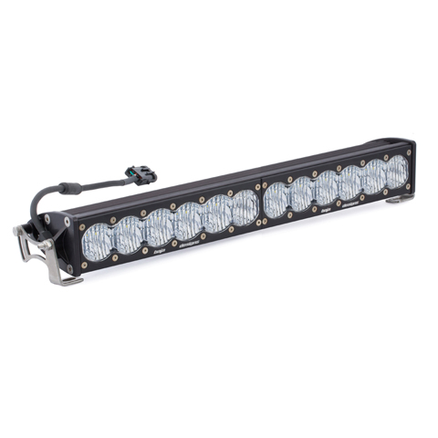 Baja Designs 20 Inch LED Light Bar Single Straight Wide Driving Combo Pattern OnX6