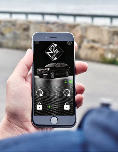 N2 Designs Add-On Smart Phone Module for Unlimited Range Vehicle Control (USA/CAN) -4G/LTE