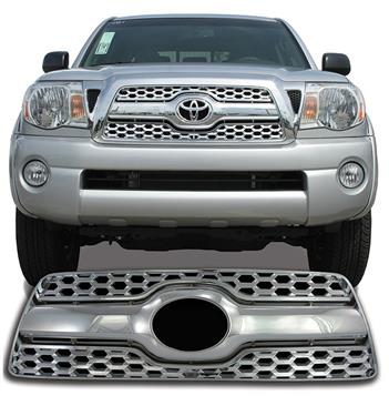 C2C Grille Insert Honeycomb Overlay (3 pc) Chrome Plated 2011