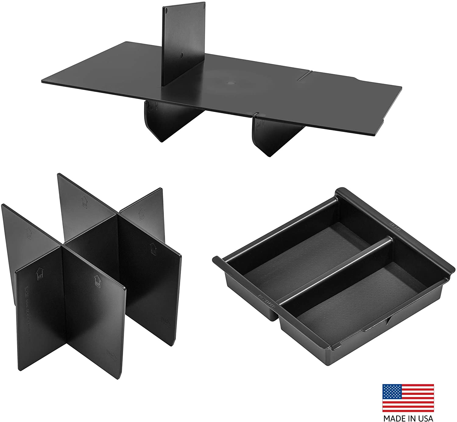 Vehicle OCD Tacoma Console Divider, Tray & Glovebox Organizer Boxed Set (2016-2022)