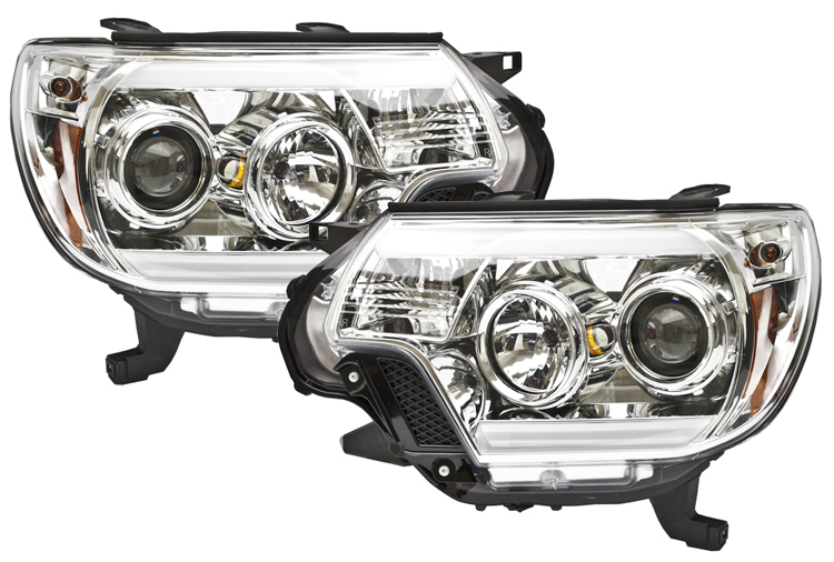 IPCW Tacoma Chrome Projector Headlights w/ DRL- 2012-2016