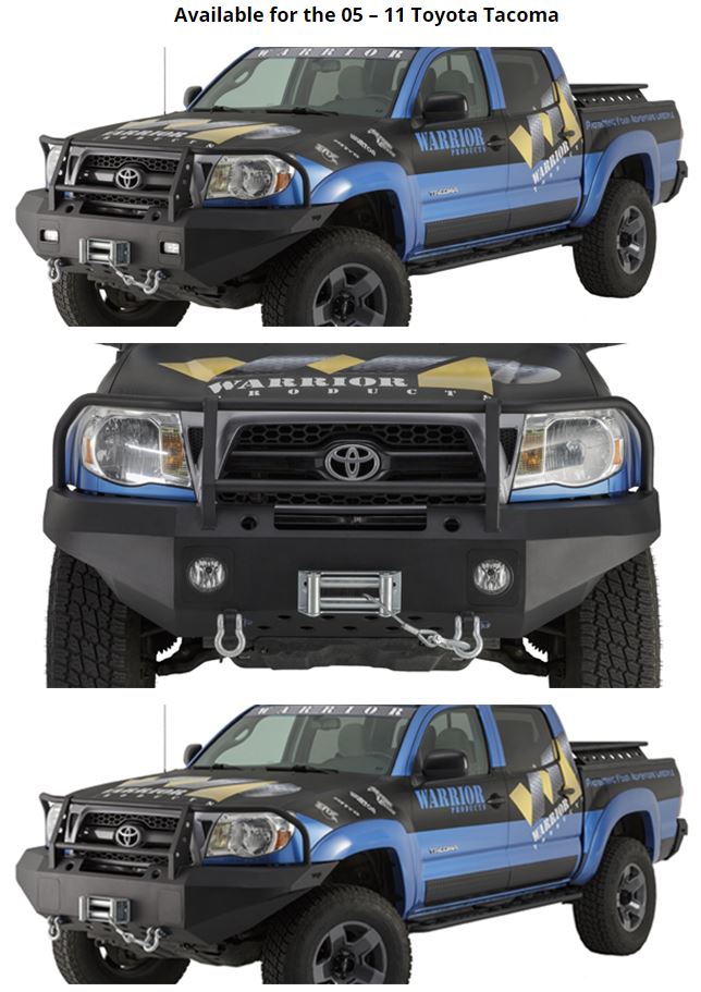Warrior Winch Bumper w/Brush Guard 05-11