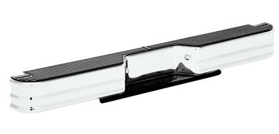 Westin SureStep Chrom Rear Bumper w/Black Step Plate