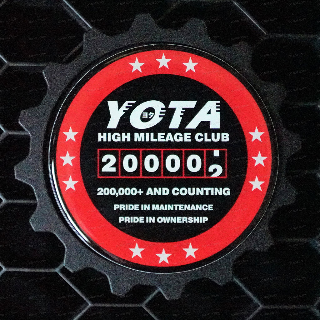 200K Mile Badge 200K Mile Badge