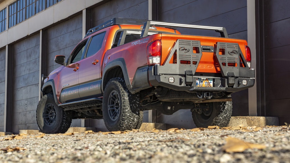 Expedition One Dual Swing Rear Bumper; 2016-2023 Tacoma
