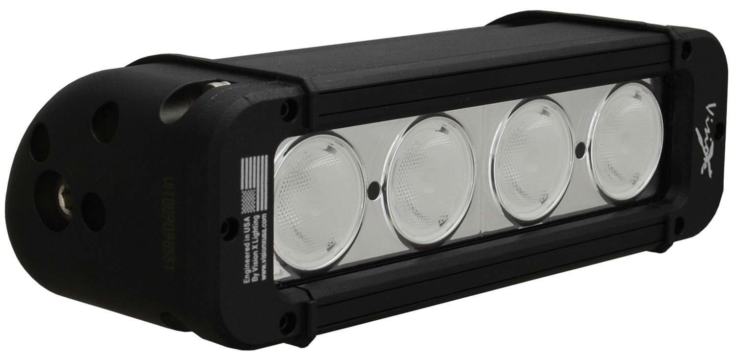 8" EVO PRIME LED BAR BLACK 4 10W LED'S 40? WIDE