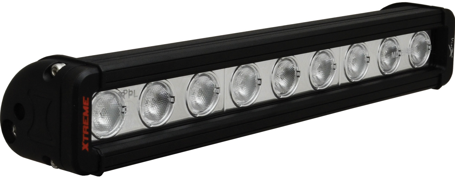 12" XMITTER LOW PROFILE XTREME BLACK 9 5W LED'S 40? WIDE