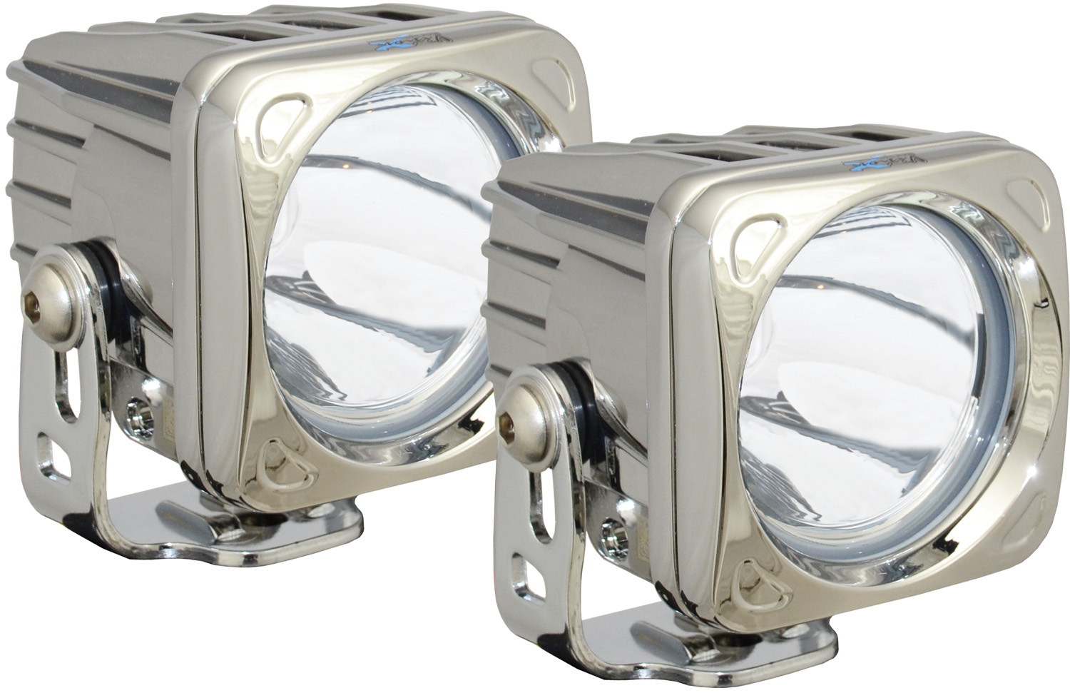 OPTIMUS SQUARE CHROME 1 10W LED 10? NARROW KIT OF 2 LIGHTS