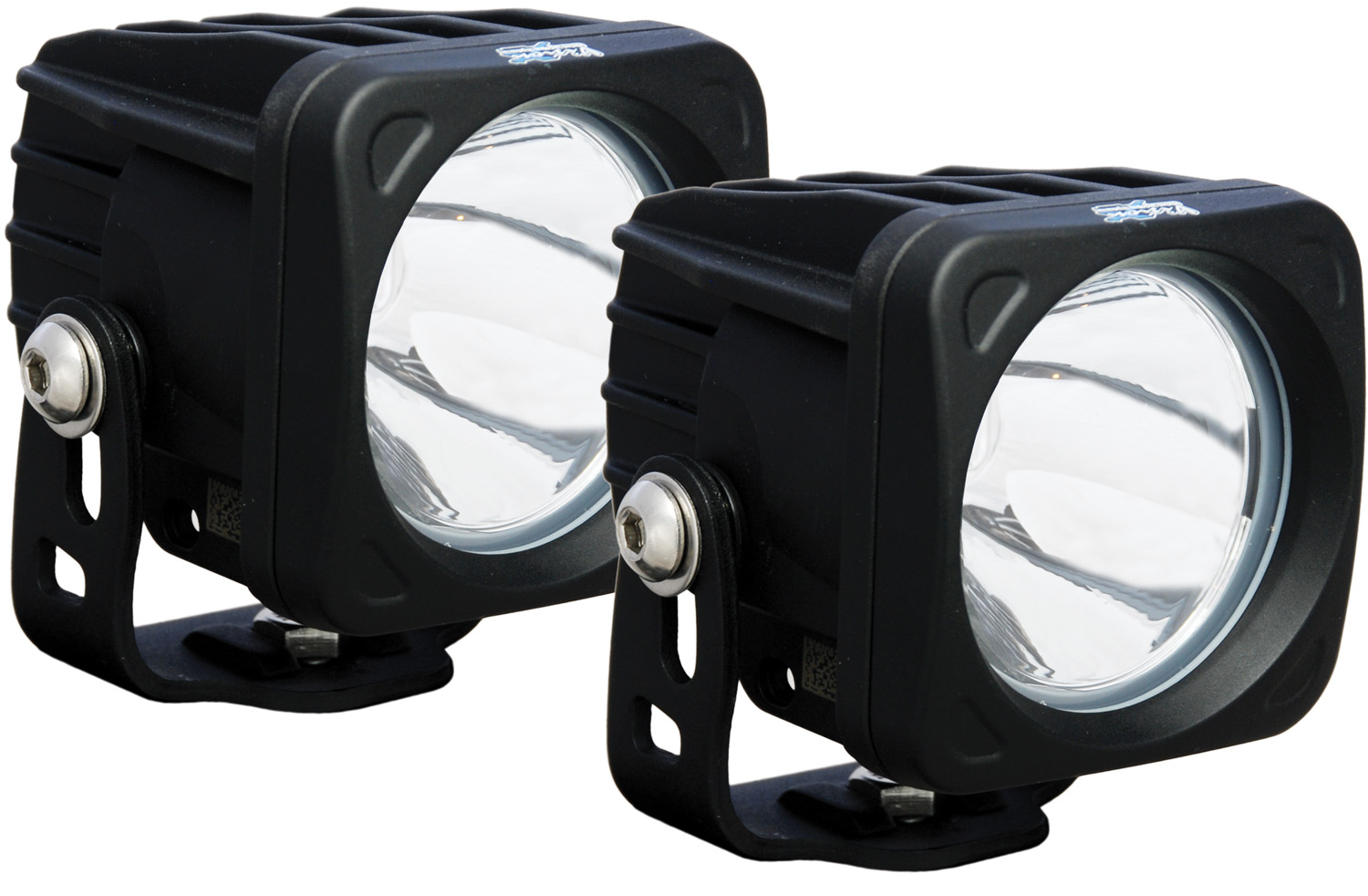 OPTIMUS SQUARE BLACK 1 10W LED 10? NARROW KIT OF 2 LIGHTS