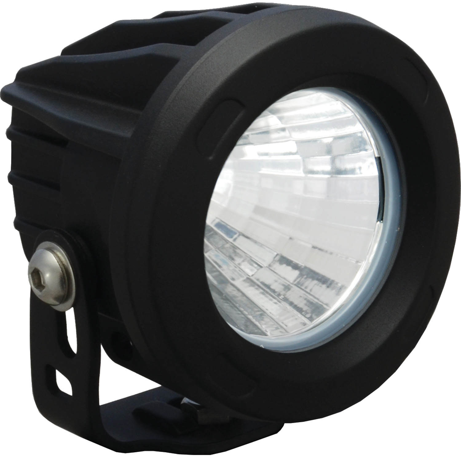 OPTIMUS ROUND BLACK 1 10W LED 20? MEDIUM