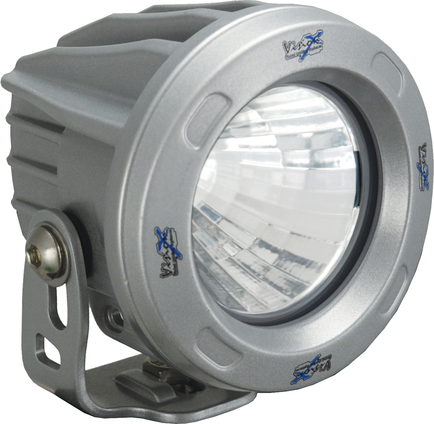 OPTIMUS ROUND SILVER 1 10W LED 20? MEDIUM
