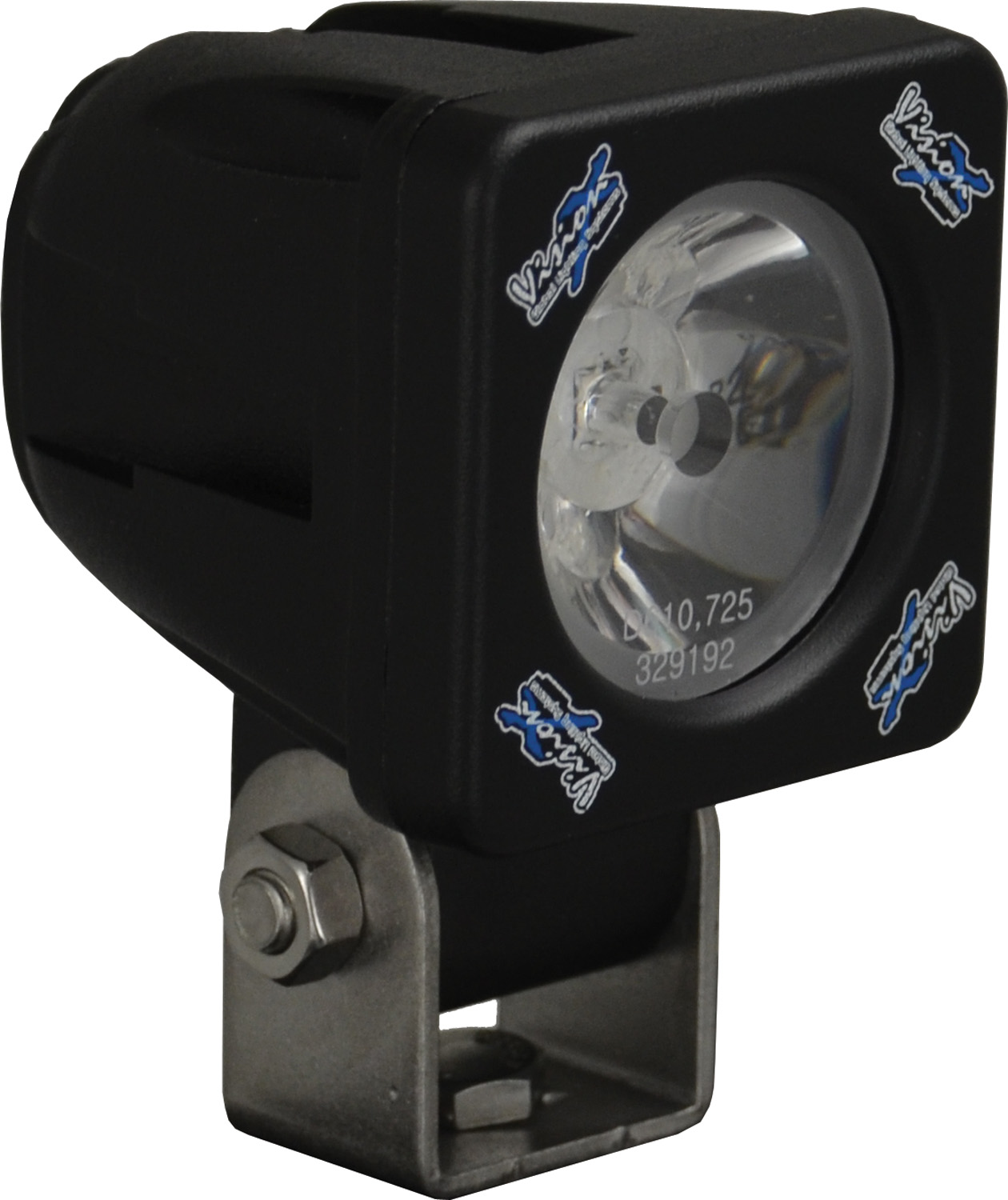 Vision X 2" SOLSTICE SOLO BLACK 10-WATT LED POD 35? WIDE BEAM