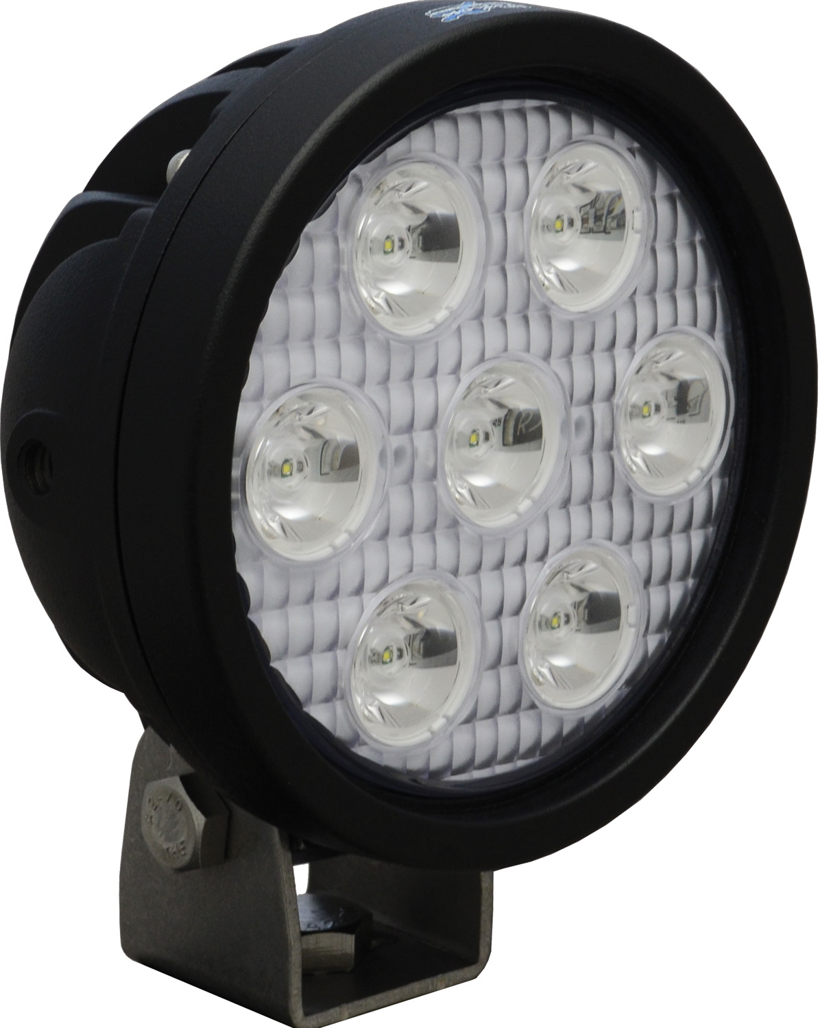 4" ROUND UTILITY MARKET BLACK 7 3W LED'S 10? NARROW