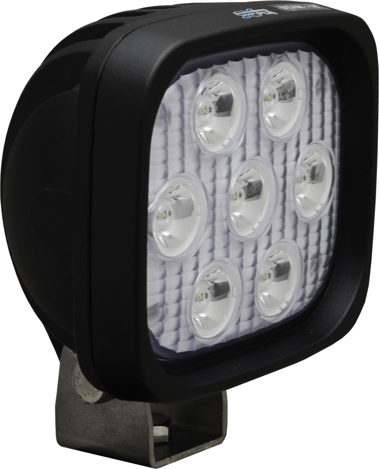 4" SQUARE UTILITY MARKET BLACK 7 3W LED'S 10? NARROW