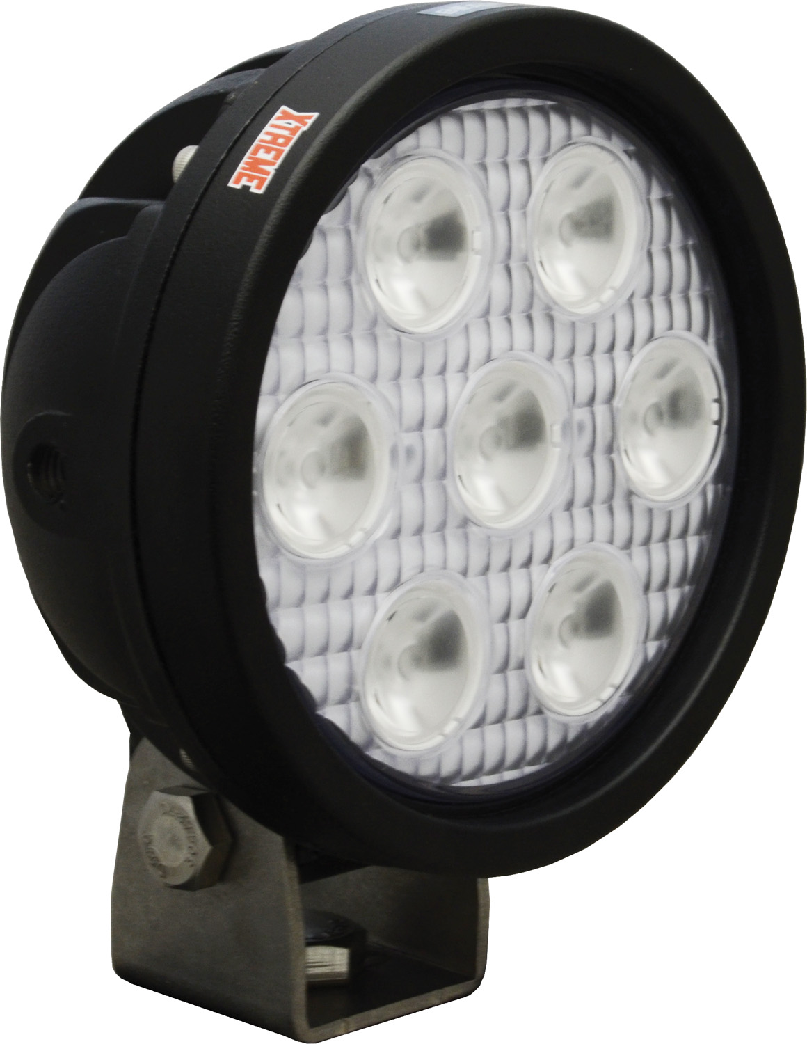 4" SQUARE UTILITY MARKET XTREME BLACK 7 5W LED'S 10? NARROW