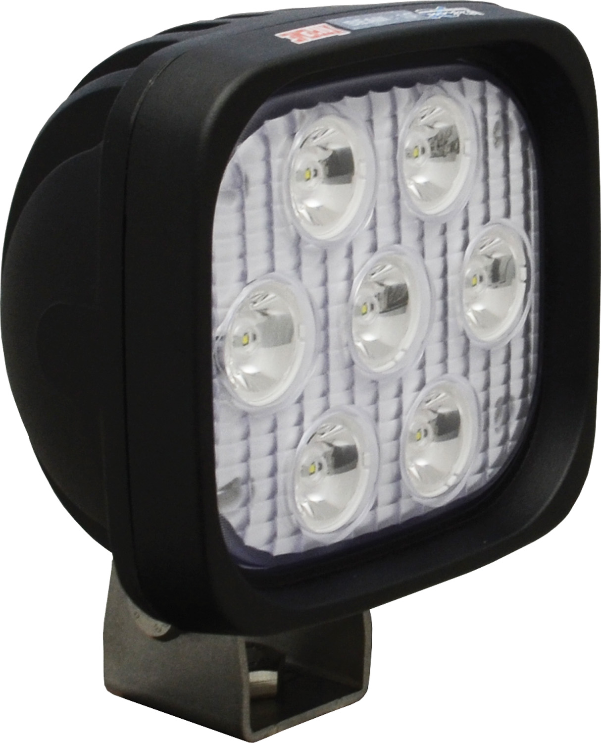 4" SQUARE UTILITY MARKET XTREME BLACK 7 5W LED'S 10? NARROW