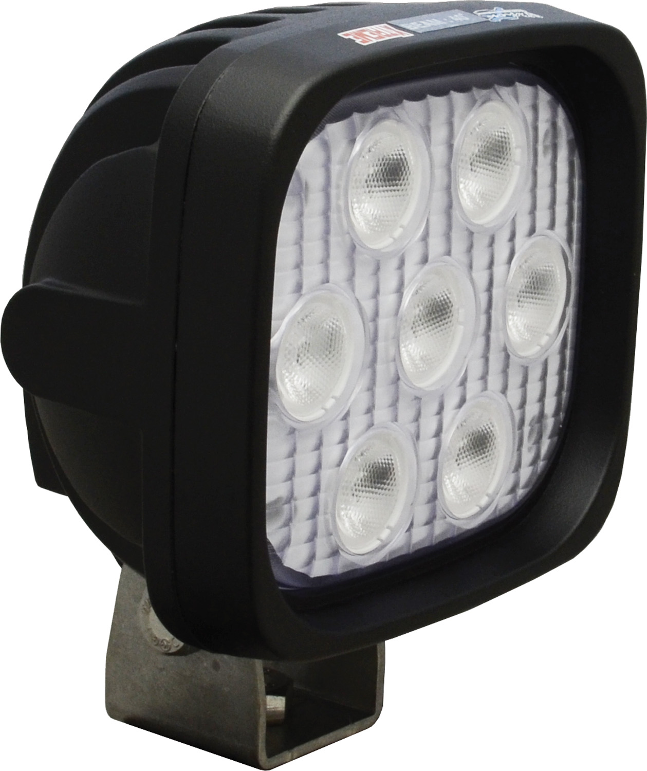 4" SQUARE UTILITY MARKET XTREME BLACK 7 5W LED'S 40? WIDE